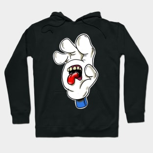 Skater Boy Cartoon Glove Hoodie